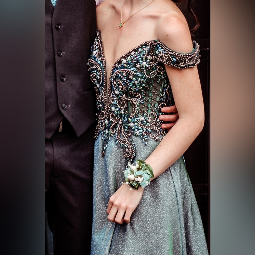 Panoply Boutique iridescent ball gown formal prom dress - Picture 11 of 13
